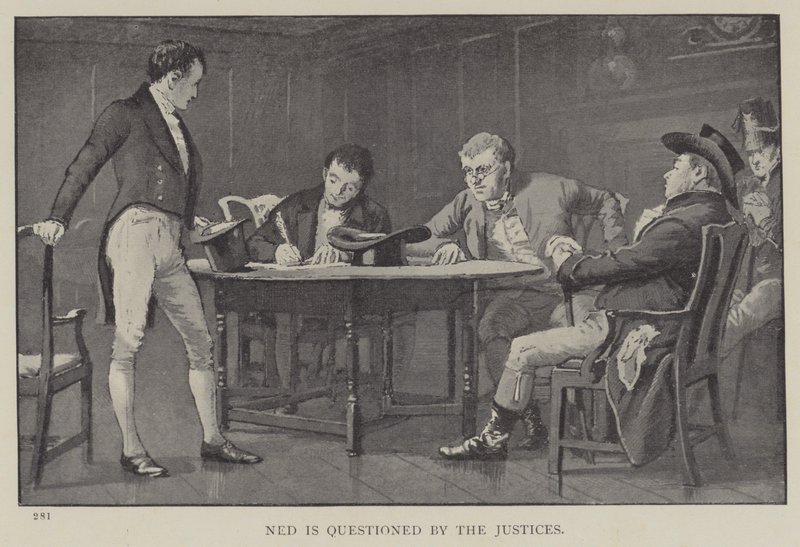Ned est interrogé par les juges - English School