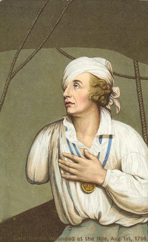 Nelson blessé - English School