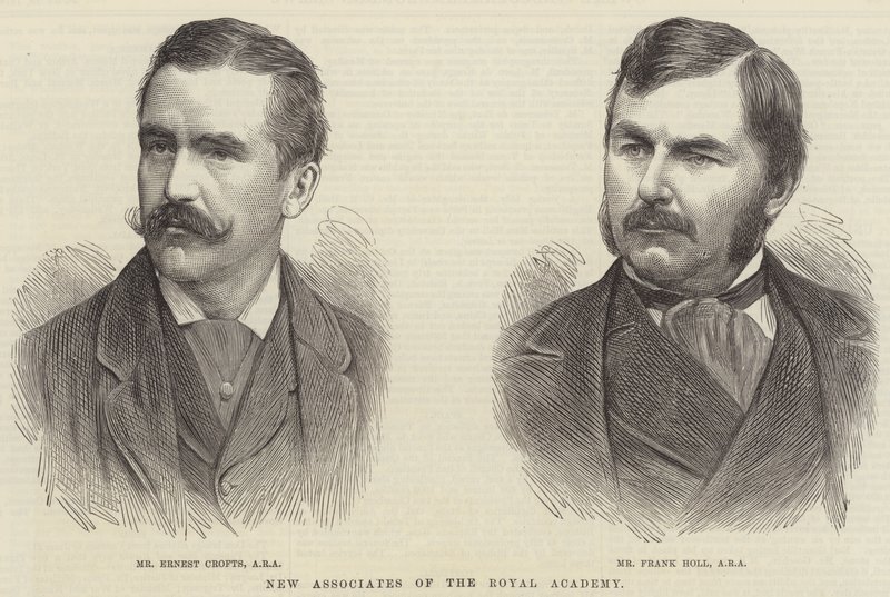 Nouveaux associés de la Royal Academy (gravure) - English School
