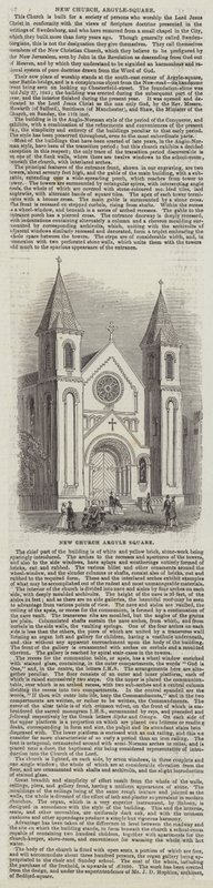 Nouvelle église, Argyle-Square (gravure) - English School