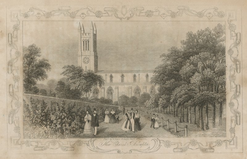 Nouvelle église, Brompton, Londres - English School