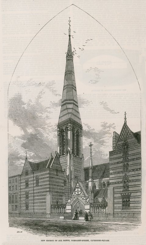 Nouvelle église de Tous les Saints, rue Margaret à Cavendish Square - English School