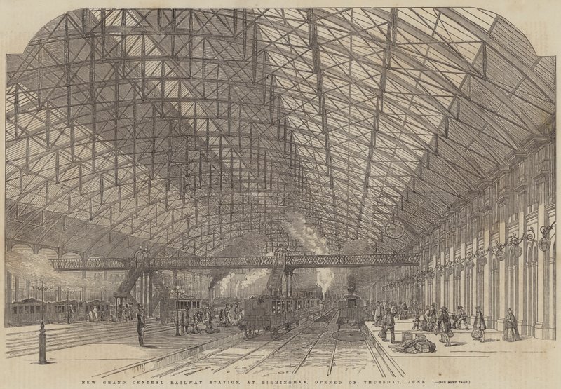 Nouvelle gare centrale, à Birmingham, ouverte jeudi - English School