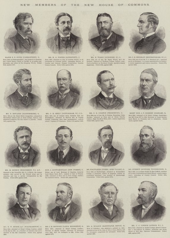 Nouveaux membres de la nouvelle Chambre des communes - English School