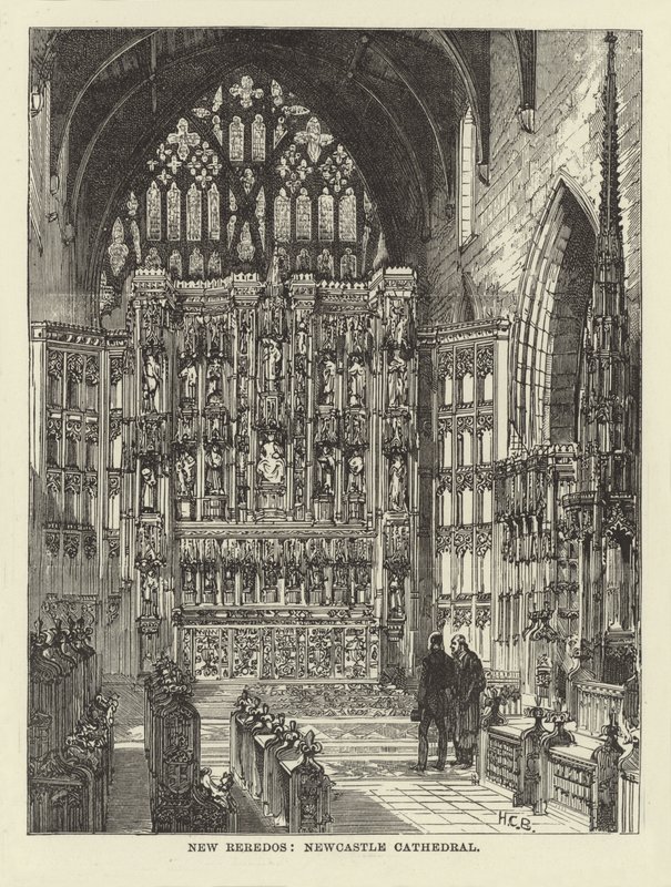 Nouveau reredos, cathédrale de Newcastle - English School