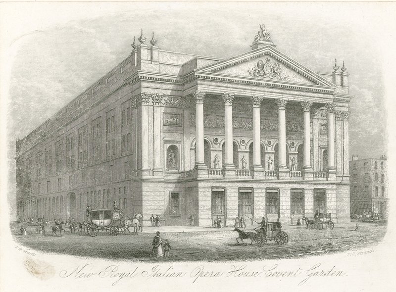 Nouveau Opéra Royal Italien, Covent Garden, Londres - English School