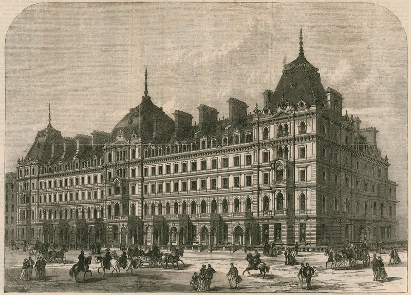 Nouveaux bâtiments de Grosvenor Place, Londres - English School