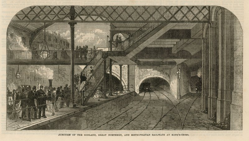 Nouveaux travaux sur le Chemin de Fer Métropolitain - English School