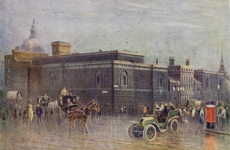 Prison de Newgate, avant sa démolition - English School