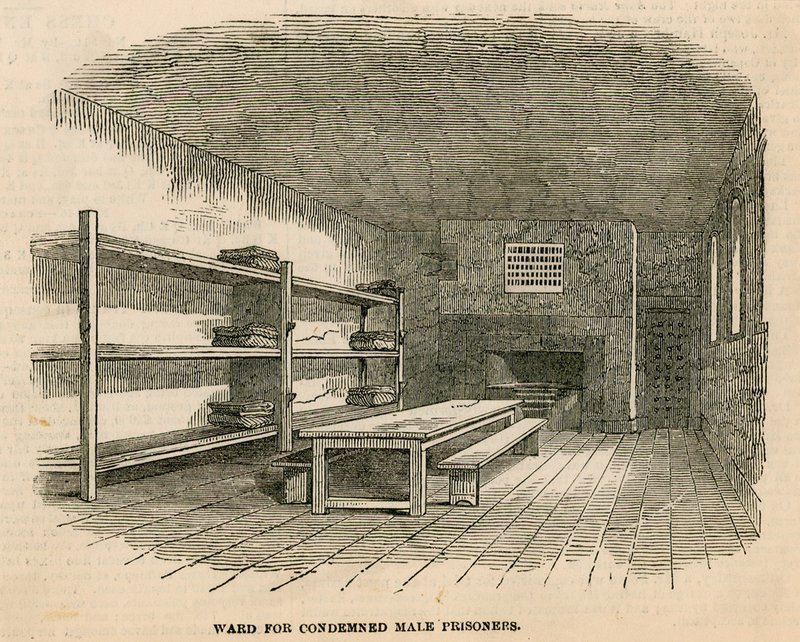 Prison de Newgate. Quartier des condamnés - English School