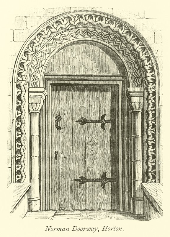 Porte normande, Horton - English School
