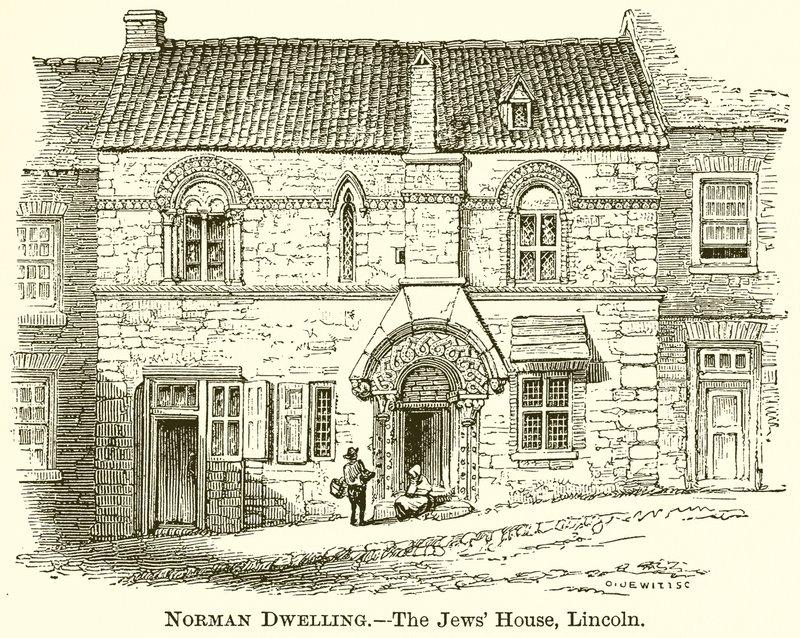 Habitation normande.--La maison des Juifs, Lincoln - English School