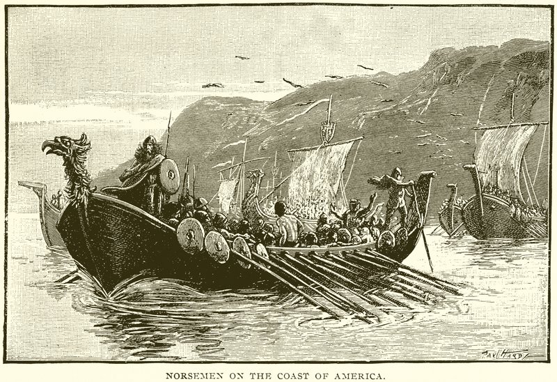 Les Norvégiens sur la côte d