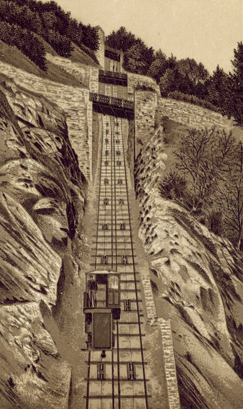 North Devon: Cliff Railway, Lynmouth à Lynton - English School