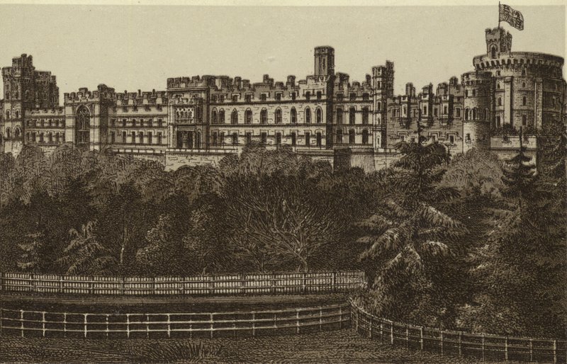 Façade nord, Château de Windsor - English School