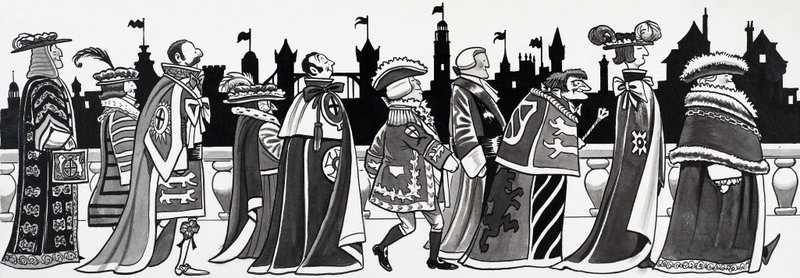 Illustration de comptine - English School