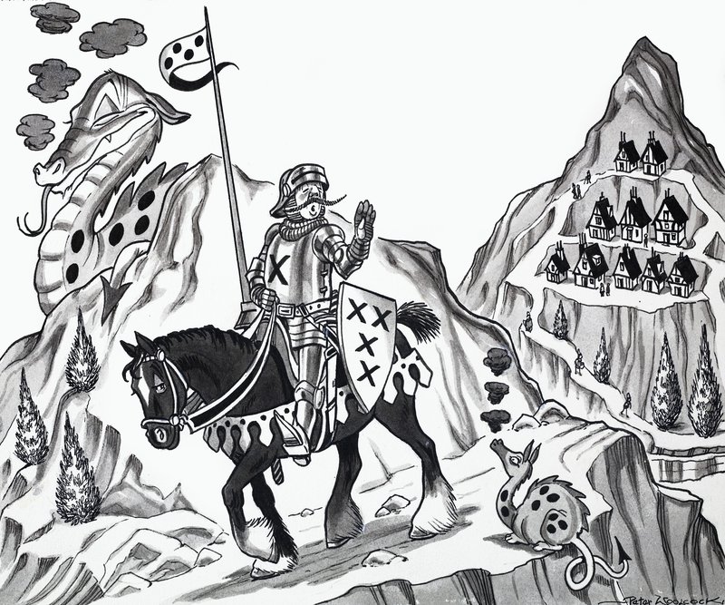 Illustration de comptine - English School