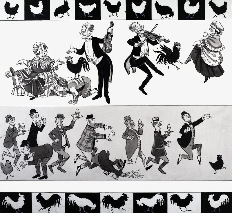 Illustration de comptine - English School