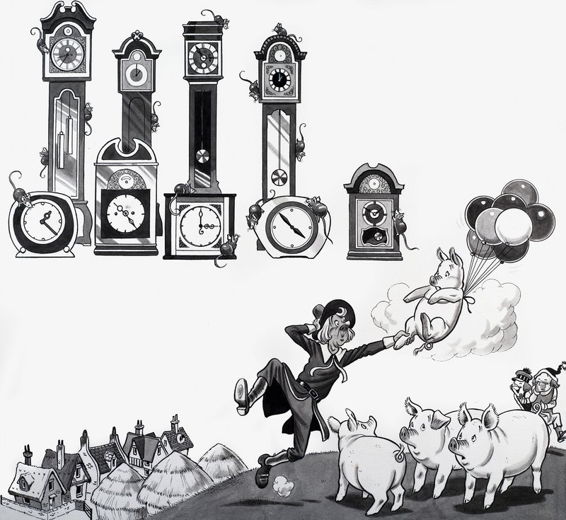 Illustration de comptine - English School