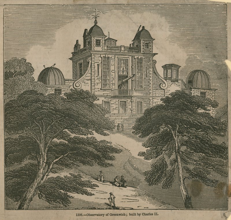 Observatoire à Greenwich, Londres, construit par Charles II - English School