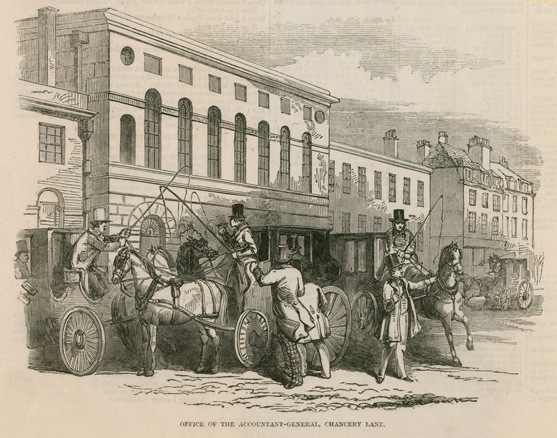 Bureau du Comptable Général, Cancery Lane, Londres - English School