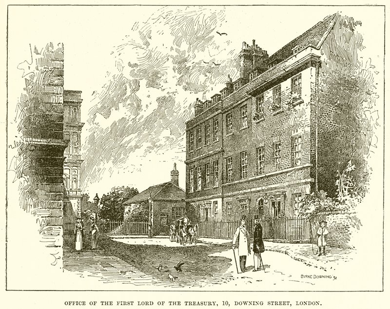 Bureau du Premier Lord du Trésor, 10, Downing Street, Londres - English School