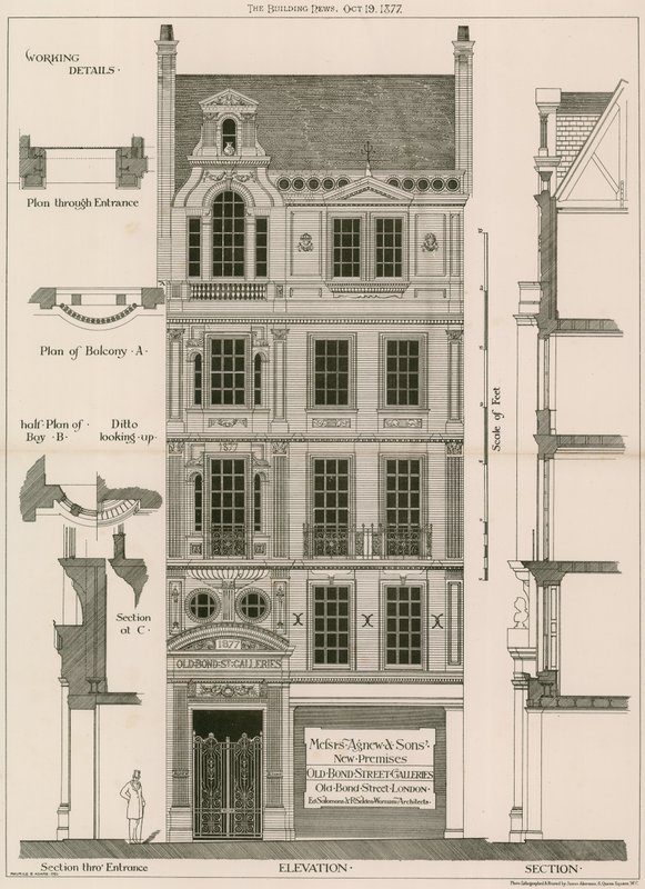 Galeries de Old Bond Street, Old Bond Street, Londres - English School