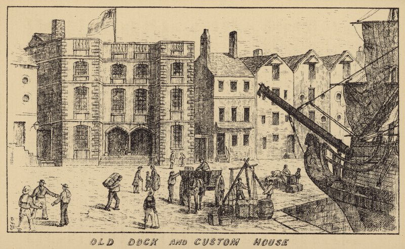 Ancien quai et douane - English School