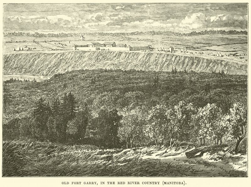 Vieux Fort Garry, dans le pays de la rivière Rouge, Manitoba - English School