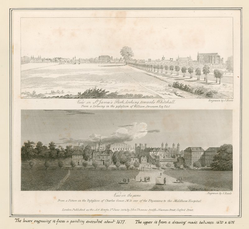 Les anciens Horse Guards depuis St James