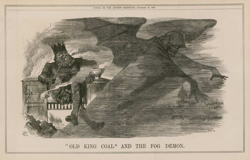 Le vieux roi Charbon et le démon du brouillard - English School