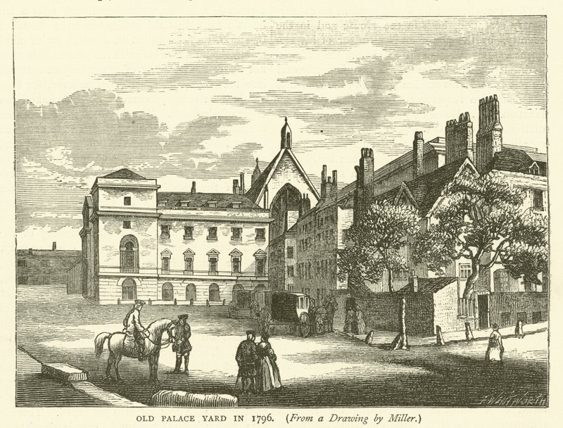 Old Palace Yard en 1796, d