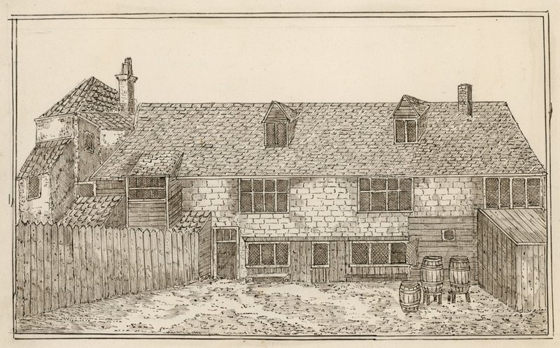 Old Pied Bull, Islington (arrière) - English School