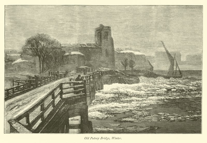 Ancien pont de Putney, hiver - English School