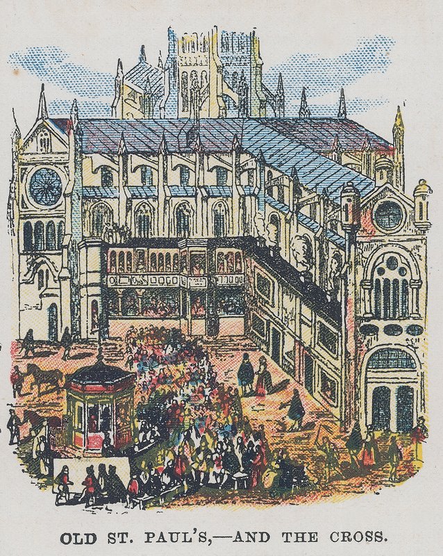 Vieille cathédrale Saint-Paul et la croix - English School