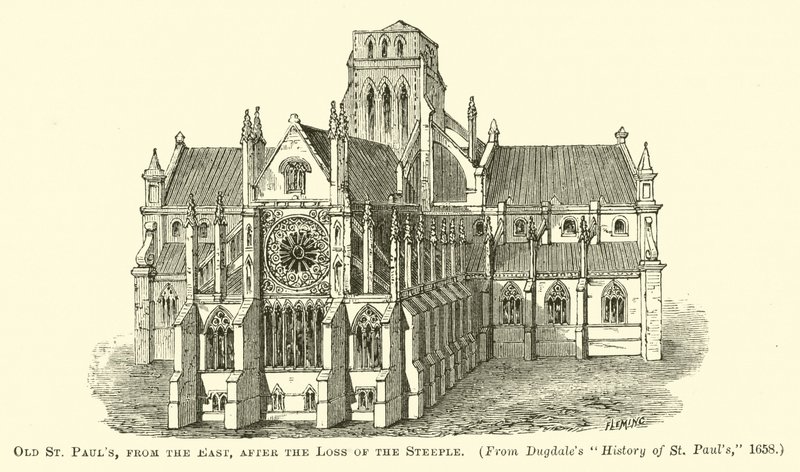 Ancienne cathédrale Saint-Paul, vue de l