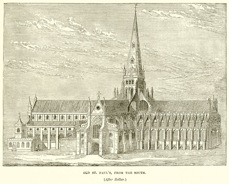 Ancienne St. Pauls, depuis le sud - English School