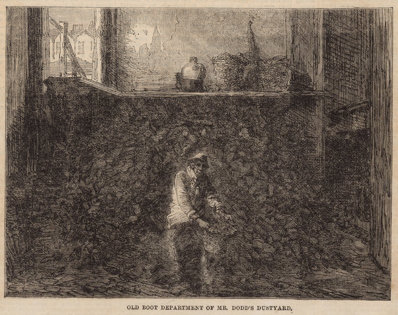 Département des vieilles bottes de la cour de poussière de M. Dodds - English School