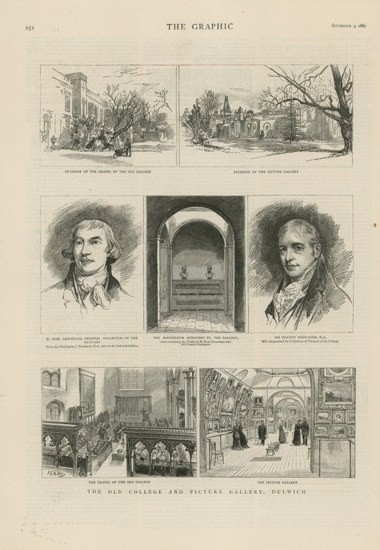 Ancien collège et galerie de tableaux à Dulwich - English School