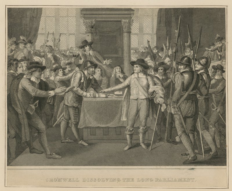 Oliver Cromwell dissout le Long Parlement - English School