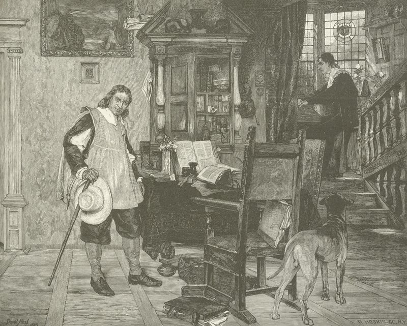 Oliver Cromwell rend visite à Milton - English School
