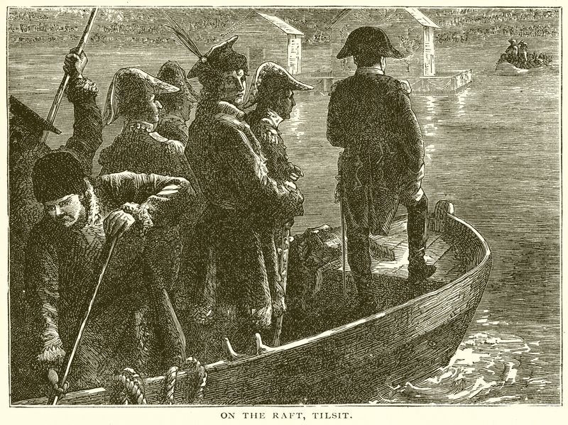 Sur le radeau, Tilsit - English School