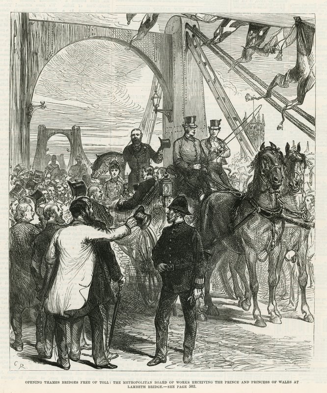 Ouverture des ponts de la Tamise sans péage - English School