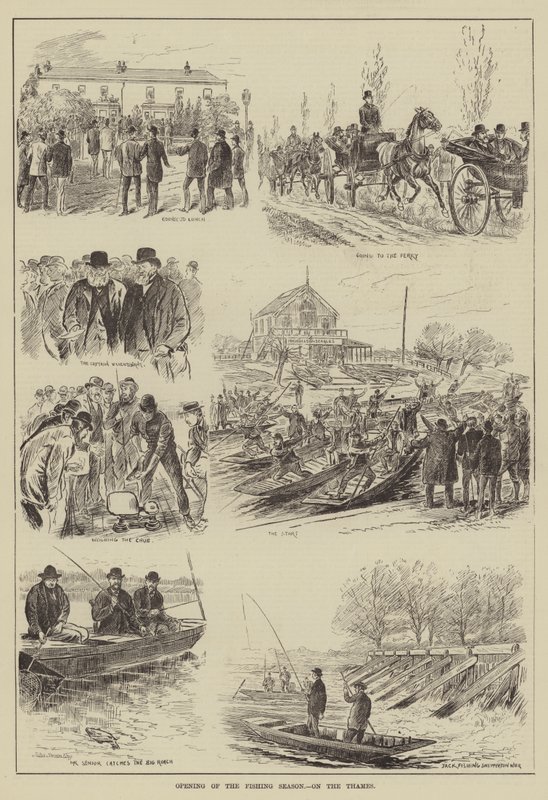 Ouverture de la Saison de Pêche sur la Tamise - English School