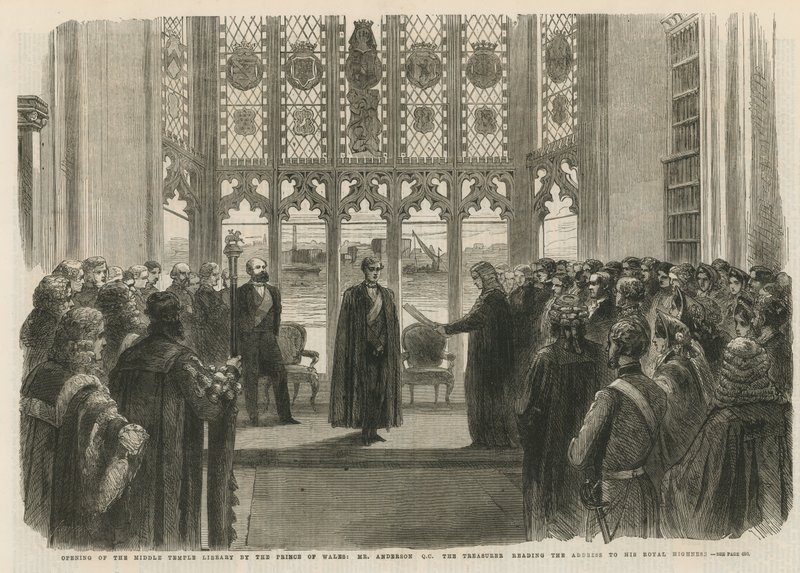 Ouverture de la bibliothèque du Middle Temple - English School