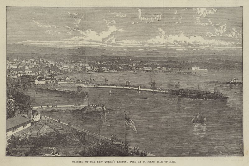 Ouverture du Nouveau Quai de la Reine à Douglas, Île de Man - English School