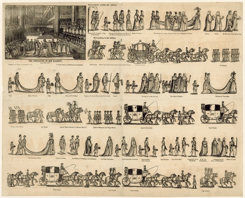 Ordre du couronnement de la reine Victoria - English School
