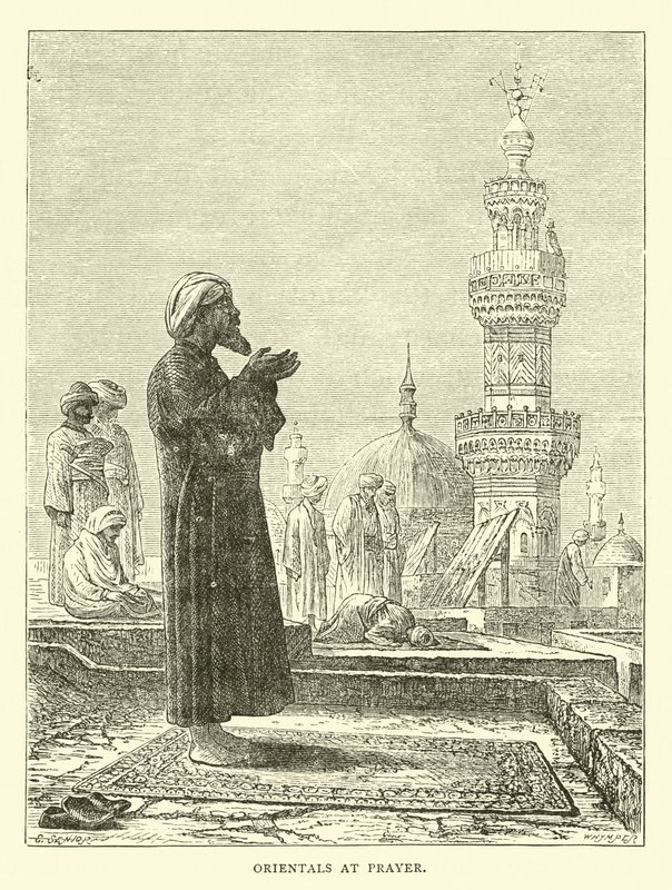 Orientaux en prière - English School