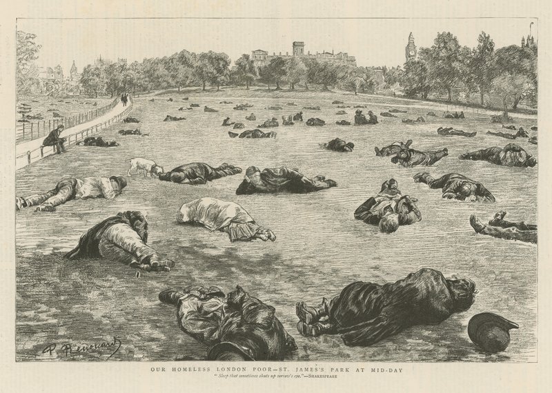 Nos pauvres sans-abri de Londres - English School
