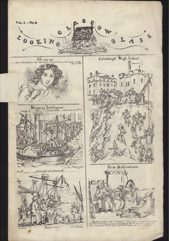 Page de la brochure sur la foire de Glasgow, publiée le 23 juillet 1835 - English School